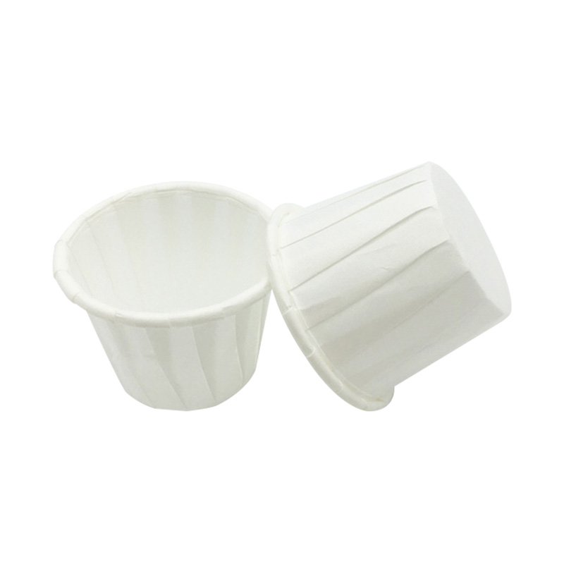 1oz White Sauce Roll Mouth Baking Paper Cupcake Liners