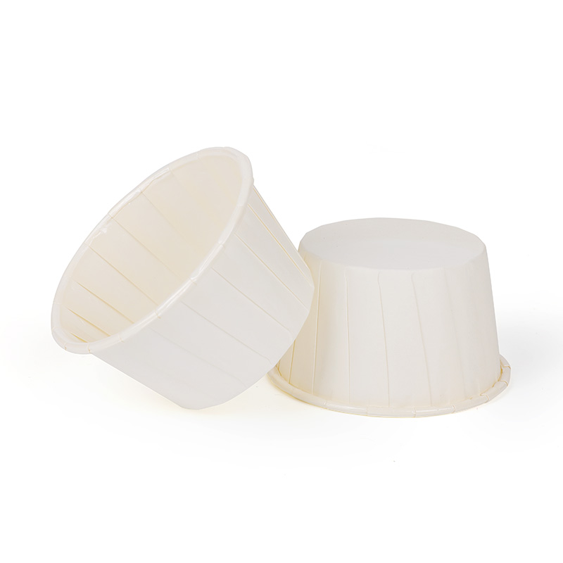 White Roll Mouth Baking Paper Cupcake Liners