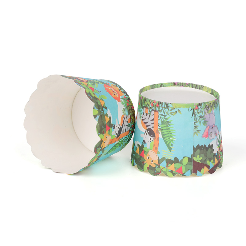 Animal Style PE Coated Baking Paper Cupcake Liners