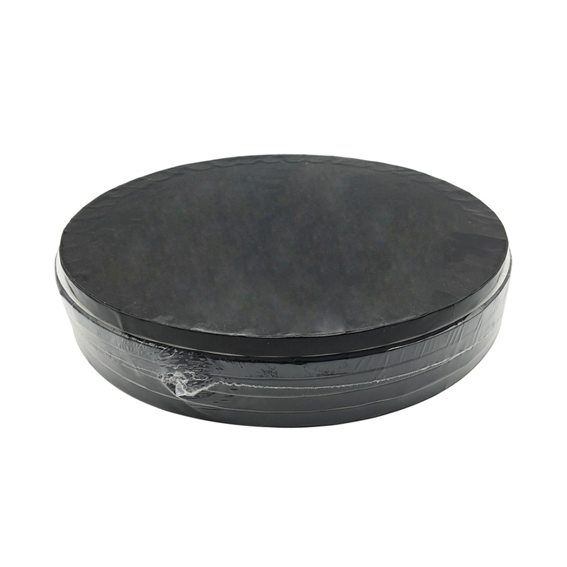 Black Corrugated Disposable Corrugated Cake Drums