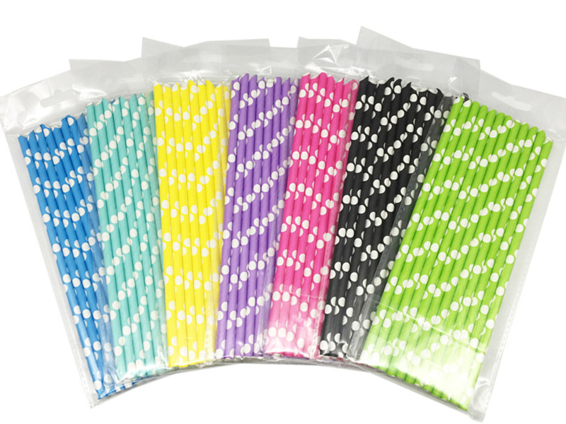 Disposable Eco-Friendly Pointed Paper Straws