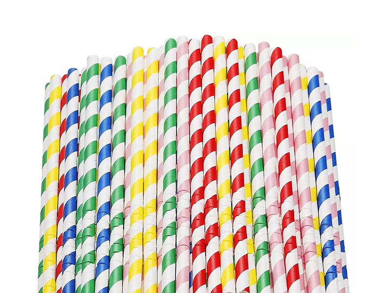 Disposable Eco-Friendly Bendable Paper Straws